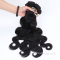 Los mejores vendedores de cabello natural paquetes de ola de cuerpo crudo indio Virgen 100% Remy Extensión de cabello Bundles baratos de cabello humano